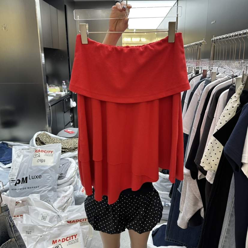 MADCITY/SAGAFURS韓國代購女裝新款時尚半身裙中短裙披肩MADCITY/SAGAFURS半身裙/中短裙