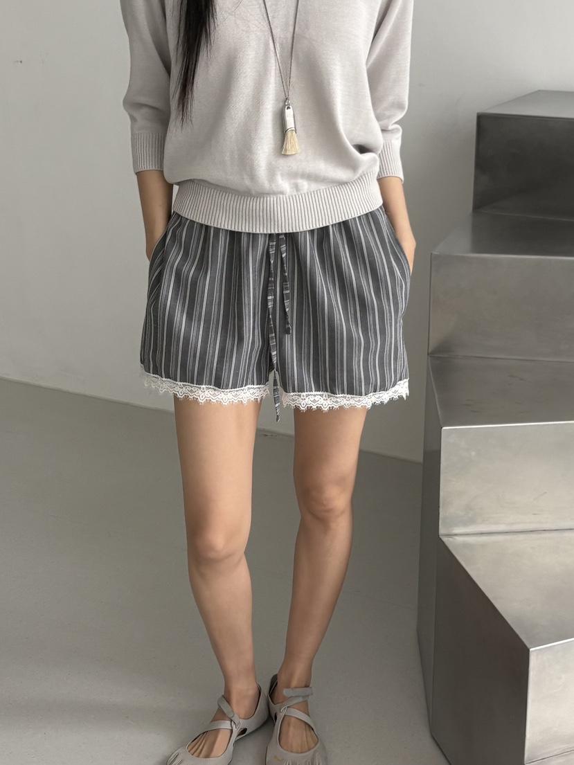 TORRE韓國直郵實拍女士新品26春夏時尚熱賣推薦職業短褲蕾絲TORRE短褲