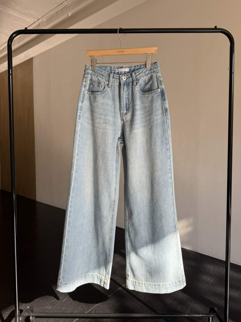 SOLAR韓國直郵實拍女裝新品熱賣人氣職業時尚推薦休閑牛仔褲SOLAR牛仔褲