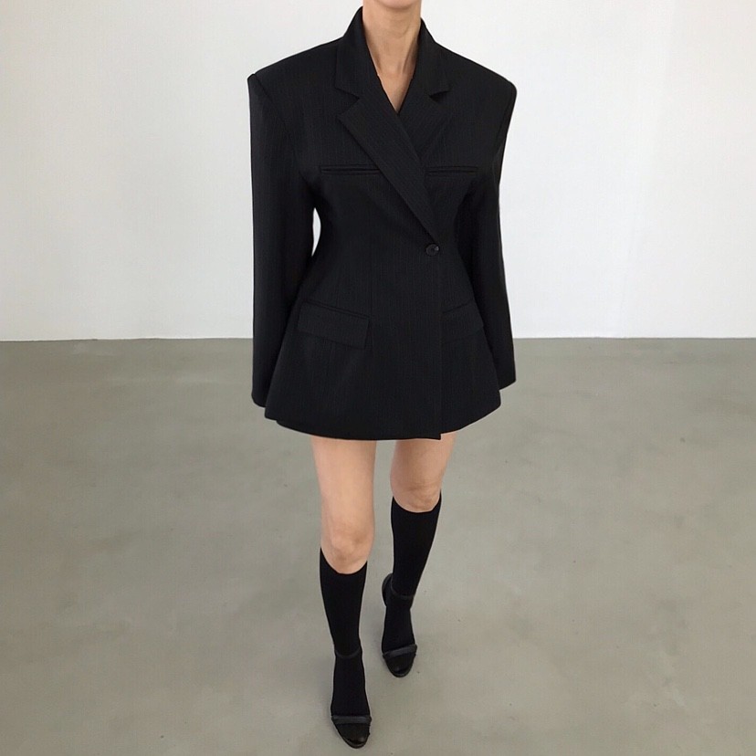 2TWO MOON韓國直郵實拍女裝新品熱賣時尚休閑推薦職業夾克2TWO MOON夾克