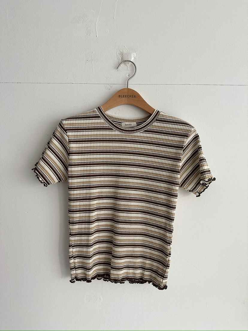 BLEECKER韓國東大門直郵女裝新品休閑職業熱賣人氣26春夏T恤BLEECKERT恤