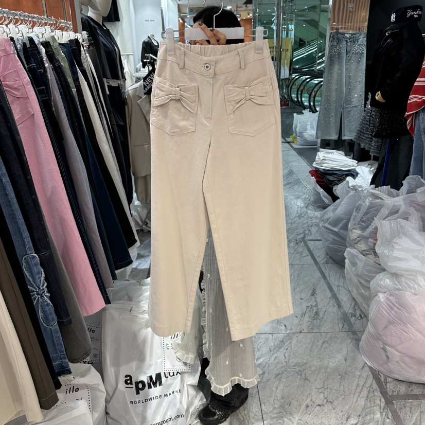 ILLO/MOCI韓國東大門代購女裝新品職業人氣時尚休閑褲口袋ILLO/MOCI休閑褲