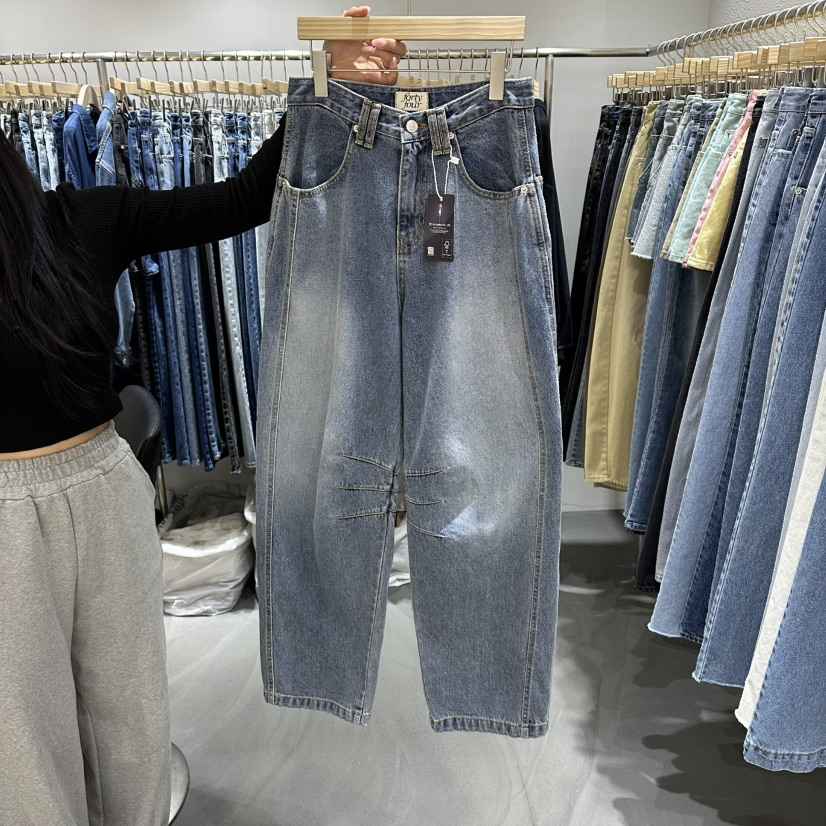 L'ETOILE/FORTY FOUR韓國代購女裝新款26春夏熱賣牛仔褲L'ETOILE/FORTY FOUR牛仔褲