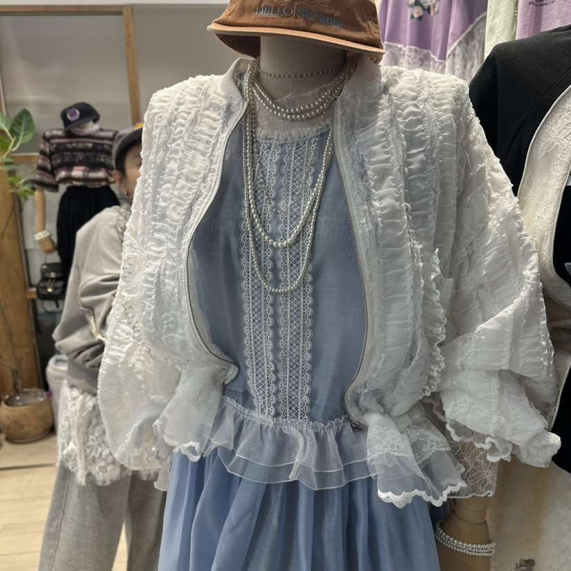 MARI CO韓國東大門直郵女裝新品職業推薦休閑人氣夾克拉鏈MARI CO夾克