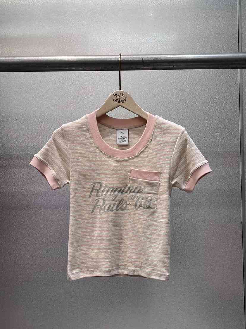 RAWOO/GVR COMPANY韓國直郵實拍女士新款人氣休閑T恤條紋RAWOO/GVR COMPANYT恤