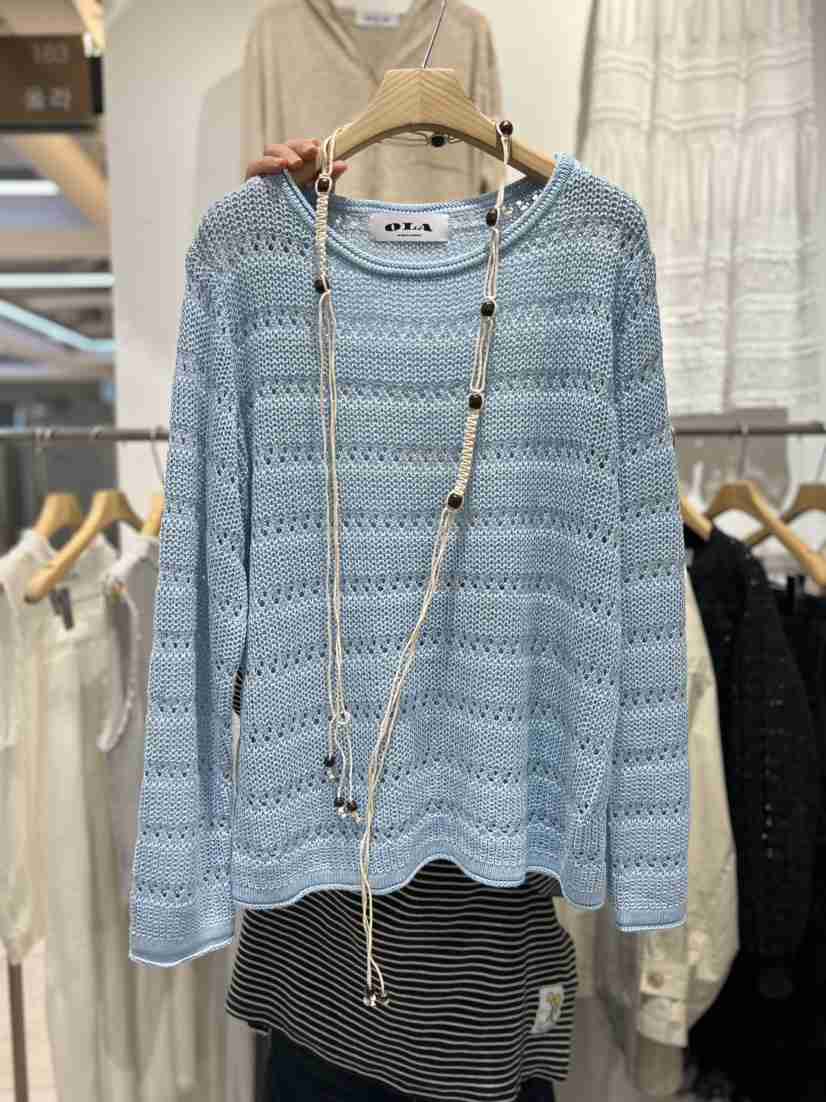 OLA韓國東大門直郵女士新品26春夏休閑時尚熱賣職業針織衫mellor/OLA針織衫