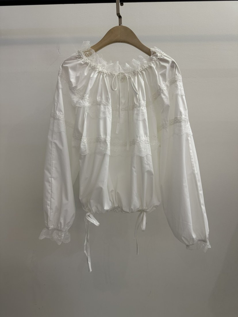 JENNY 1976韓國直郵女士新款時尚熱賣推薦襯衫蕾絲衫露肩JENNY 1976襯衫/蕾絲衫