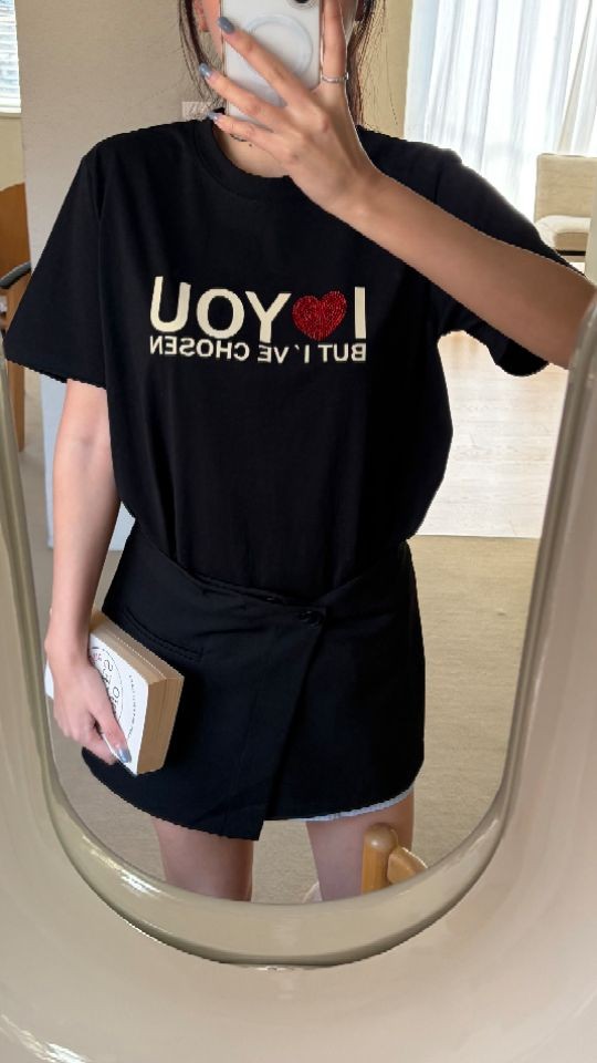 HEY/TO SEWING韓國代購女裝新款26春夏熱賣職業休閑T恤BY HEY/TO SEWINGT恤