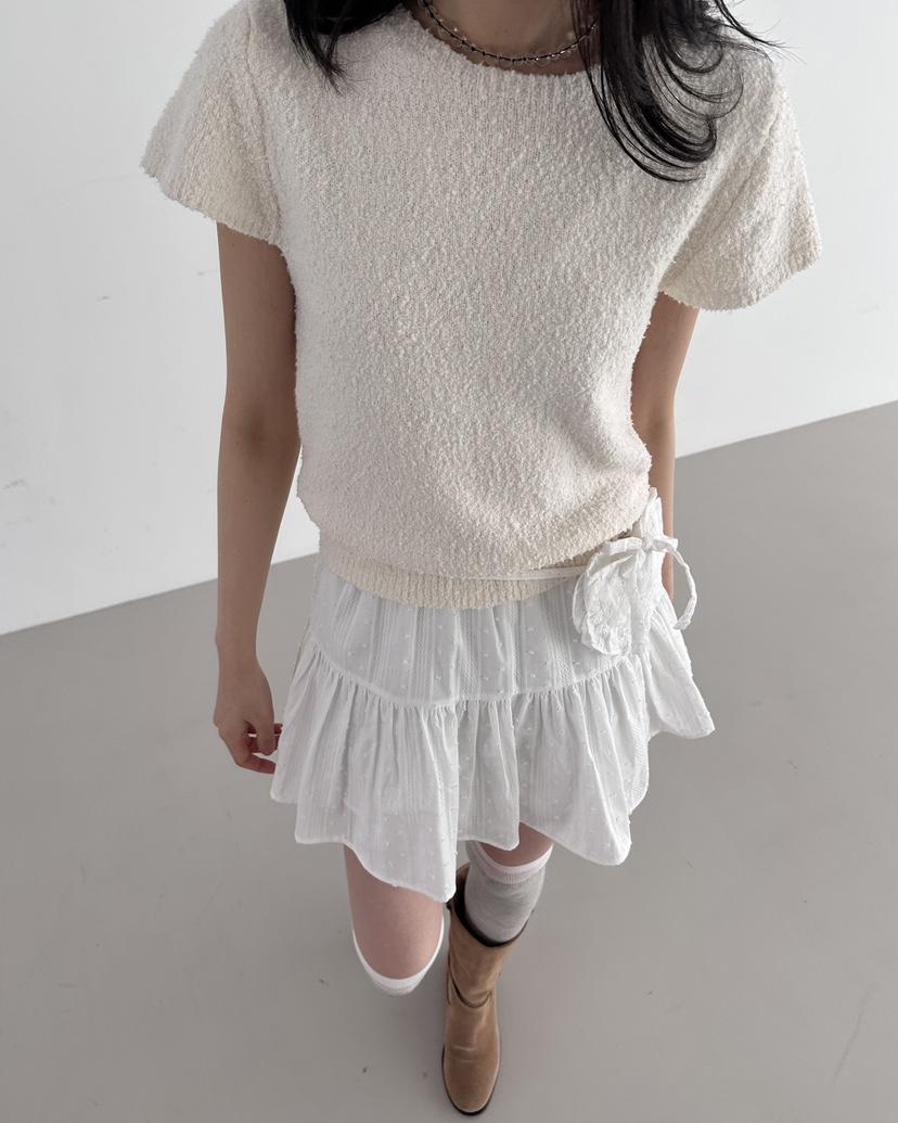 HOWDY韓國直郵女士新款時尚真品休閑26春夏針織衫不含內搭毛圈HOWDY針織衫