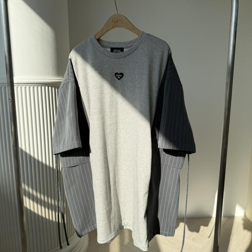 PALETTE-Q東大門實拍女裝新款26春夏推薦熱賣連衣裙條紋PALETTE-Q連衣裙