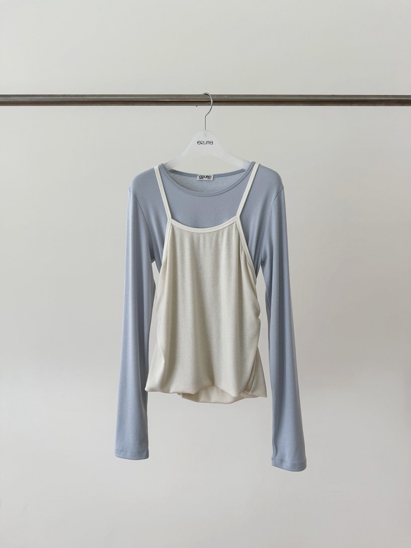 ERUME韓國代購女裝新款推薦職業26春夏熱賣休閑人氣長袖T恤ERUME長袖T恤