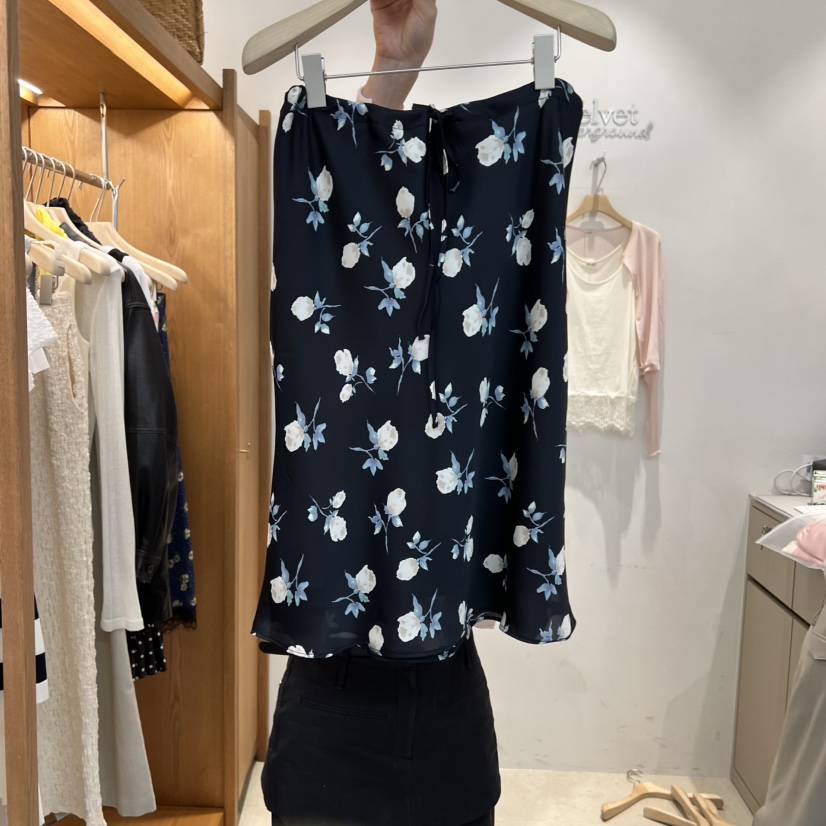 VELVET UNDERGROUND韓國直郵實拍女裝新款職業半身裙中短裙VELVET UNDERGROUND半身裙/中短裙