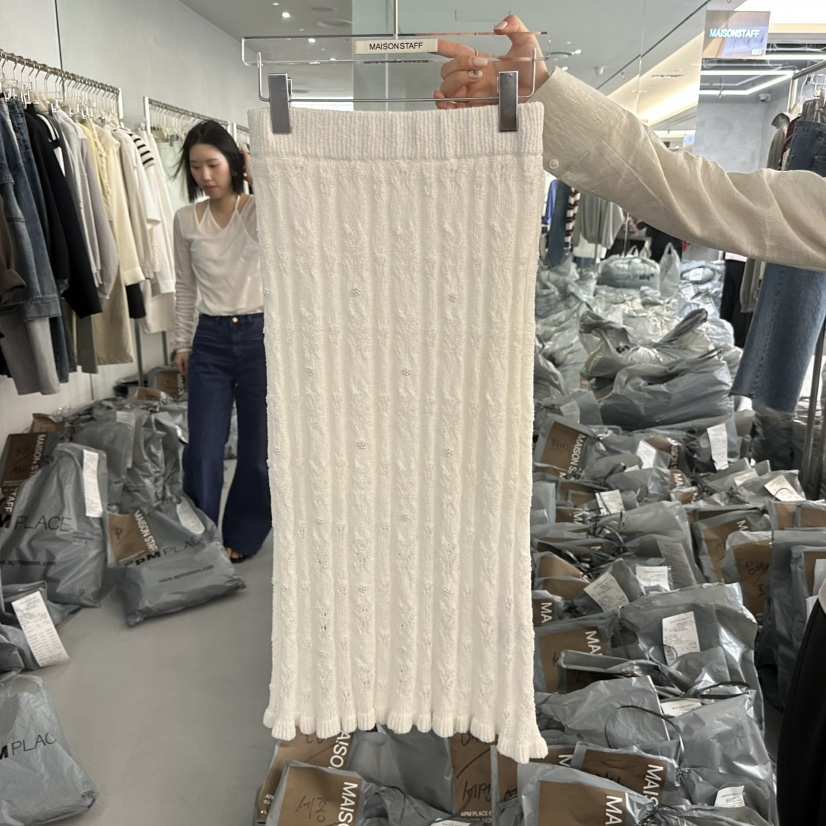 DOUBLE STANDARD/LE SMOKING/MAISONSTAFF韓國東大門代購女裝新品26春夏長裙MAISONSTAFF長裙