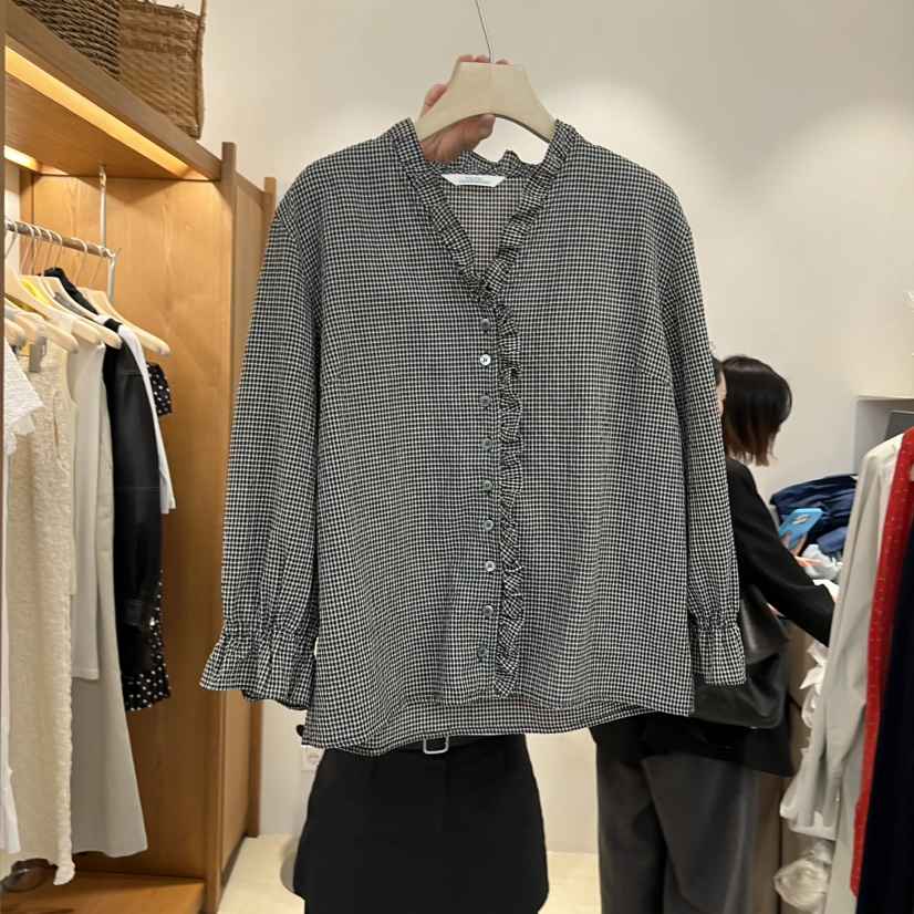 VELVET UNDERGROUND韓國東大門直郵女士新品職業襯衫蕾絲衫VELVET UNDERGROUND襯衫/蕾絲衫