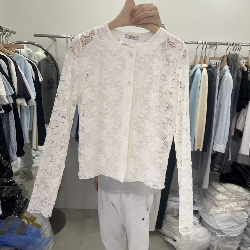 LELEN韓國東大門代購女裝新款休閑職業推薦人氣26春夏長袖T恤LELEN長袖T恤