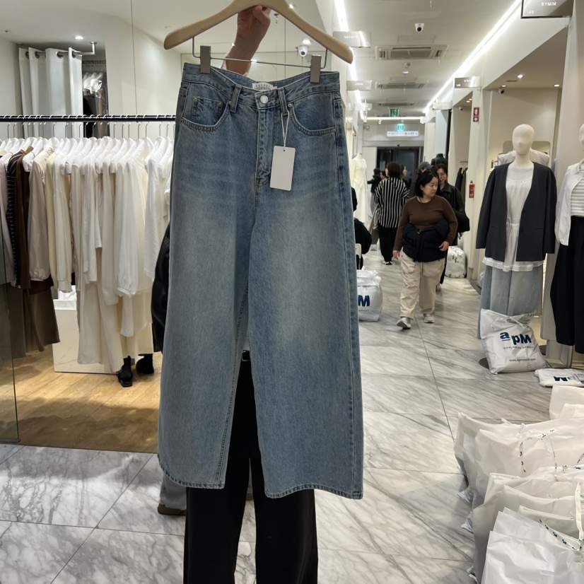 VELVET UNDERGROUND韓國東大門代購女裝新品推薦26春夏牛仔褲VELVET UNDERGROUND牛仔褲