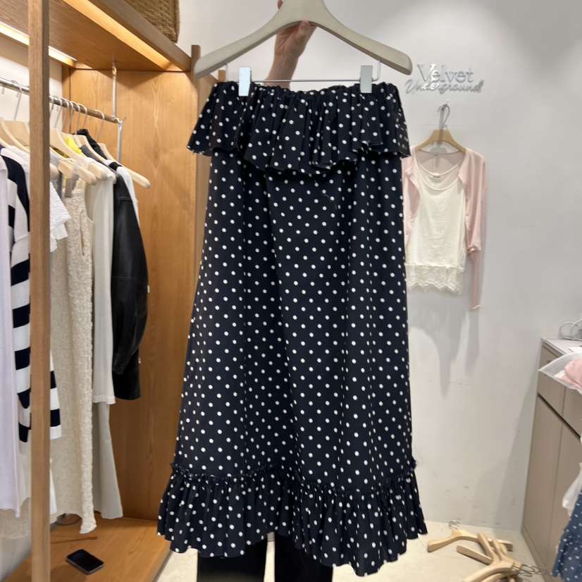 VELVET UNDERGROUND韓國直郵實拍女士新品休閑推薦人氣長裙VELVET UNDERGROUND長裙