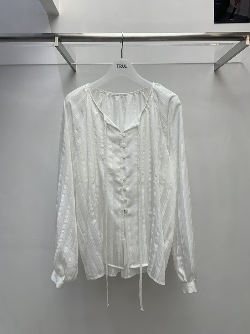 TRUE韓國代購女士新品時尚26春夏熱賣推薦休閑襯衫蕾絲衫TRUE襯衫/蕾絲衫