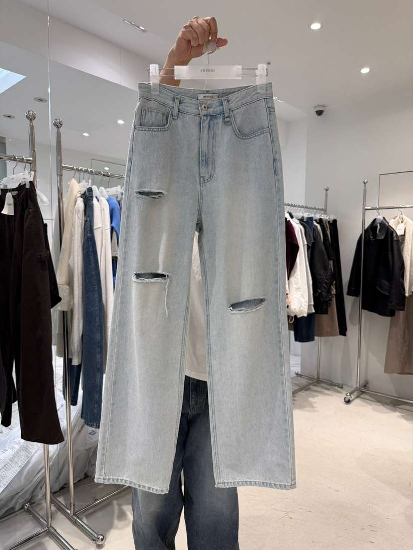 THE BRUNCH韓國直郵實拍女裝新款人氣職業休閑熱賣牛仔褲THE BRUNCH牛仔褲