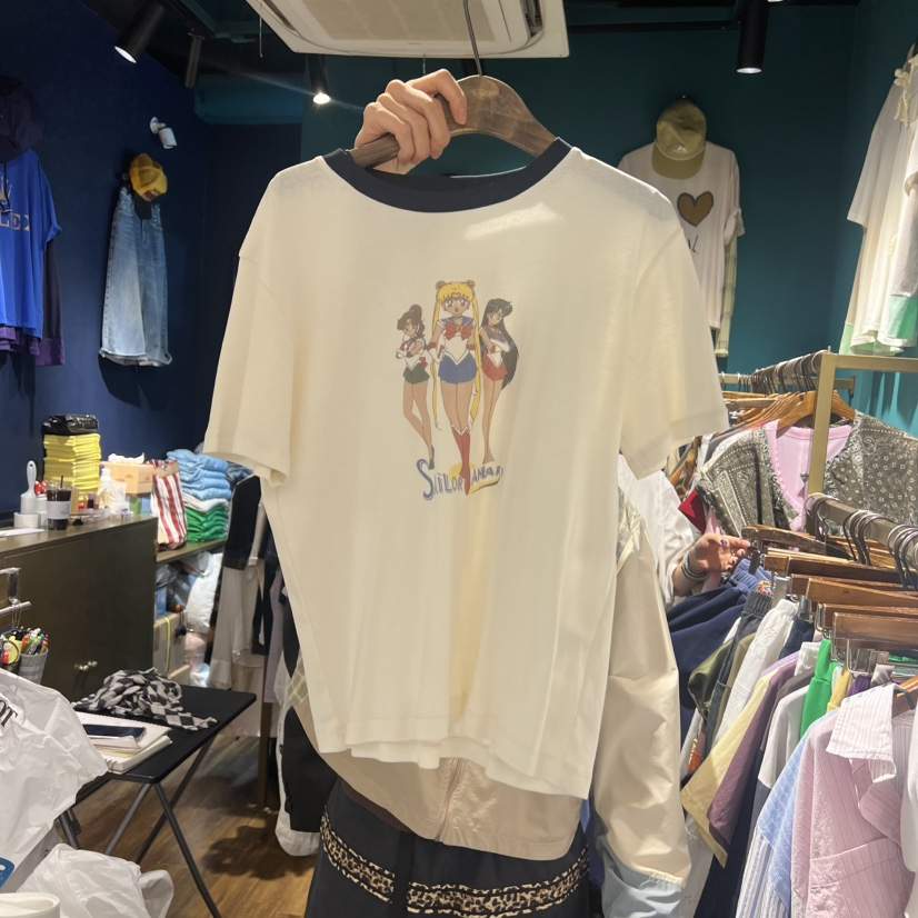 MERCI LINDA韓國直郵女裝新品時尚26春夏熱賣休閑職業T恤MERCI LINDAT恤