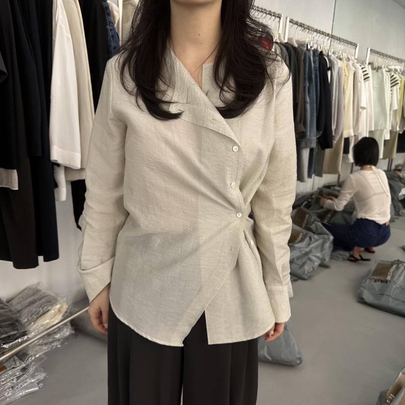 DOUBLE STANDARD/LE SMOKING/MAISONSTAFF韓國直郵實拍女士新款人氣襯衫蕾絲衫MAISONSTAFF襯衫/蕾絲衫