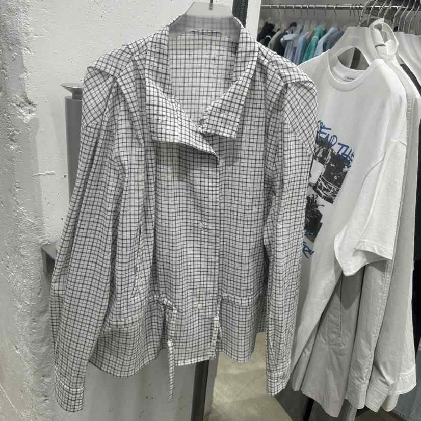 HELVETICA韓國代購女裝新款26春夏熱賣休閑職業襯衫蕾絲衫HELVETICA襯衫/蕾絲衫