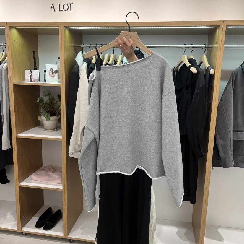 ALOT韓國直郵女裝新款時尚熱賣職業推薦26春夏休閑人氣衛衣A LOT衛衣