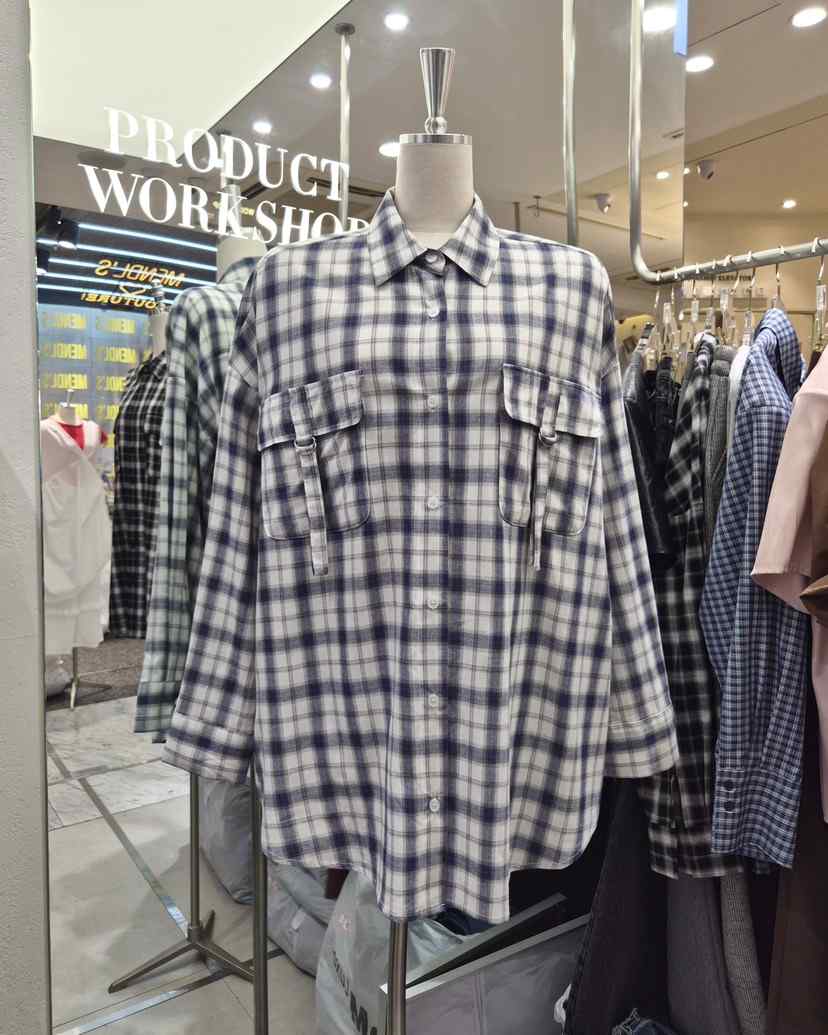 WORK SHOP韓國直郵實拍女士新款休閑熱賣推薦襯衫蕾絲衫Work_shop襯衫/蕾絲衫