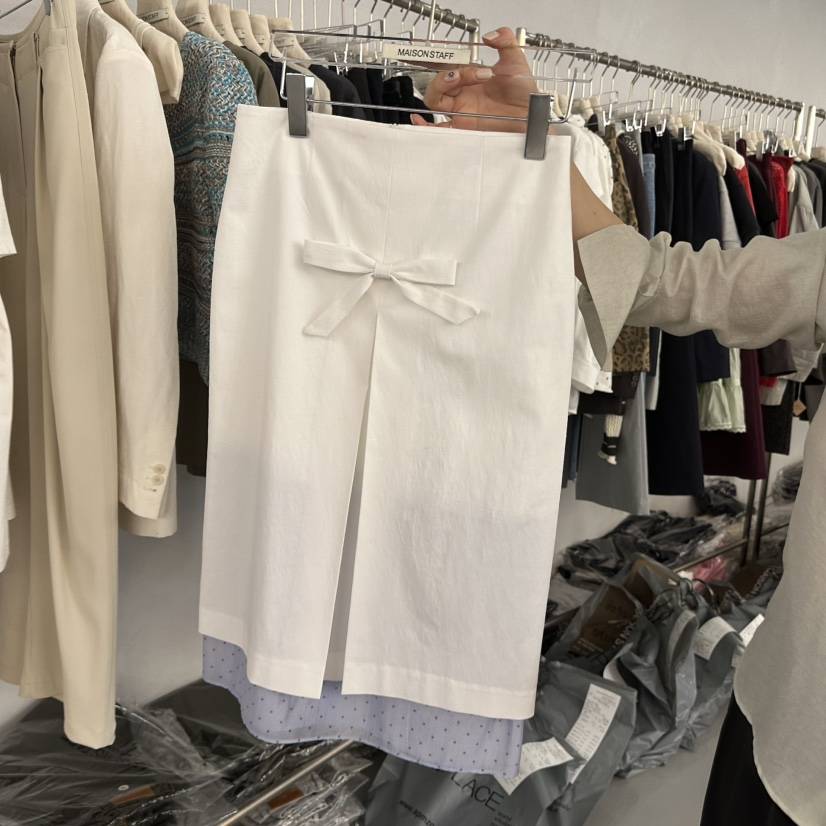 DOUBLE STANDARD/LE SMOKING/MAISONSTAFF韓國直郵女裝新品推薦長裙含飾品MAISONSTAFF長裙