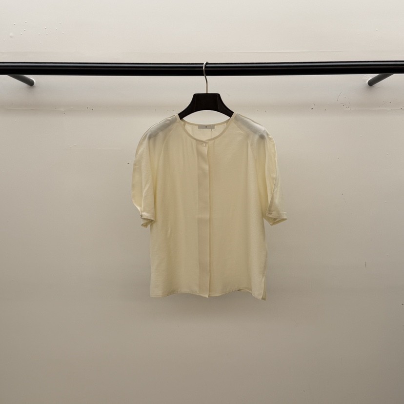 ID韓國東大門代購女裝新品職業26春夏休閑推薦襯衫蕾絲衫ID襯衫/蕾絲衫