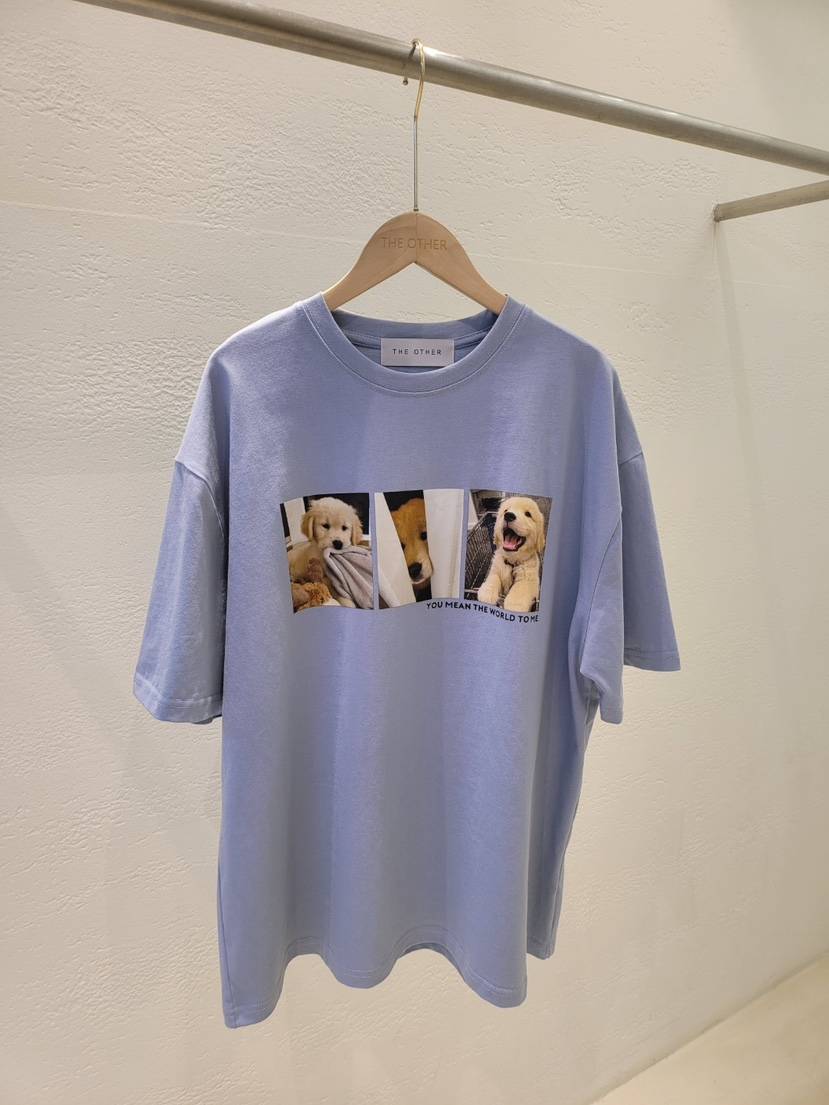 THE OTHER韓國東大門直郵女裝新品推薦休閑人氣熱賣T恤狗狗THE OTHERT恤