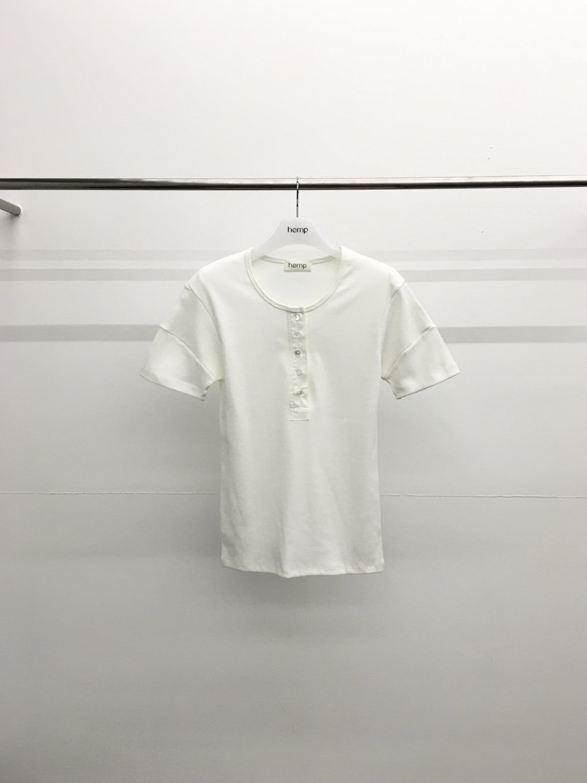 HEMP-P韓國東大門代購女裝新品人氣職業休閑時尚T恤羅紋hempT恤