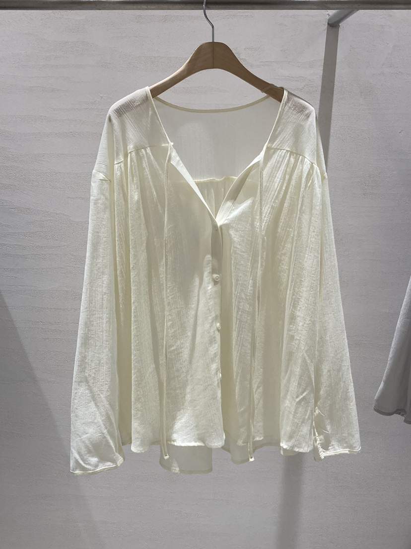 ROUGH韓國代購女士新款時尚推薦休閑人氣職業熱賣襯衫蕾絲衫ROUGH襯衫/蕾絲衫