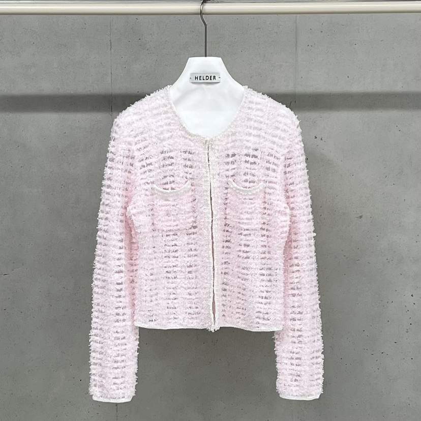 HELDER-P韓國直郵女士新品休閑推薦熱賣職業時尚夾克粗花呢HELDER夾克