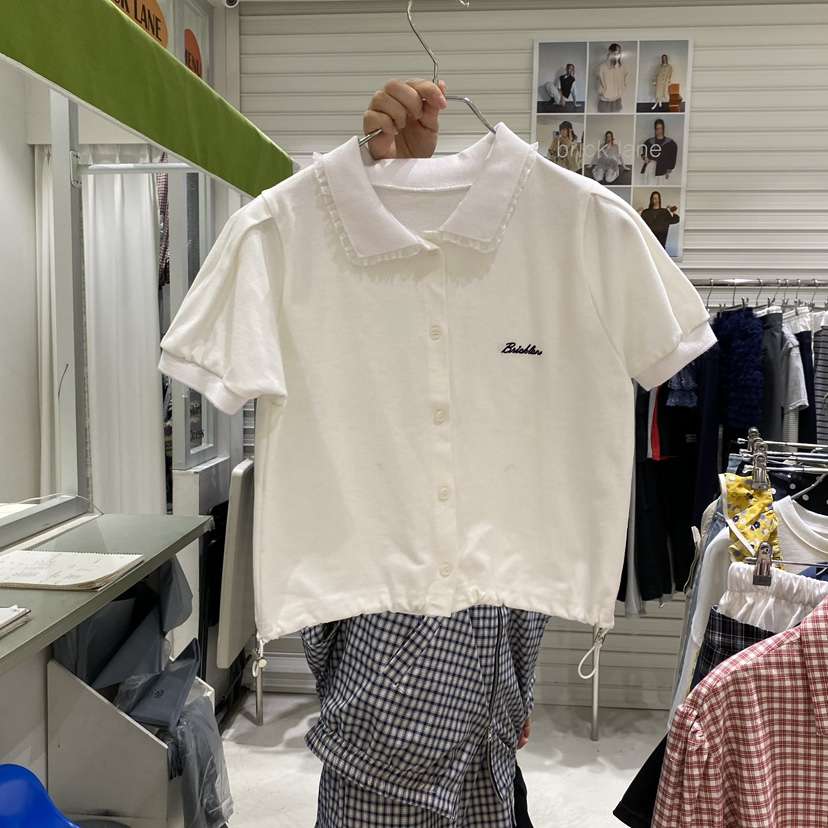 BRICKLANE韓國東大門直郵女士新品熱賣休閑26春夏襯衫蕾絲衫BRICKLANE襯衫/蕾絲衫