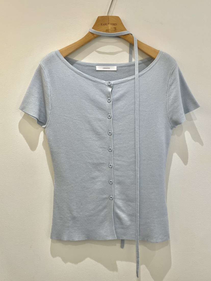 OBSESS韓國東大門直郵女士新品休閑職業推薦熱賣時尚針織衫OBSESS/EARLY BIRD針織衫