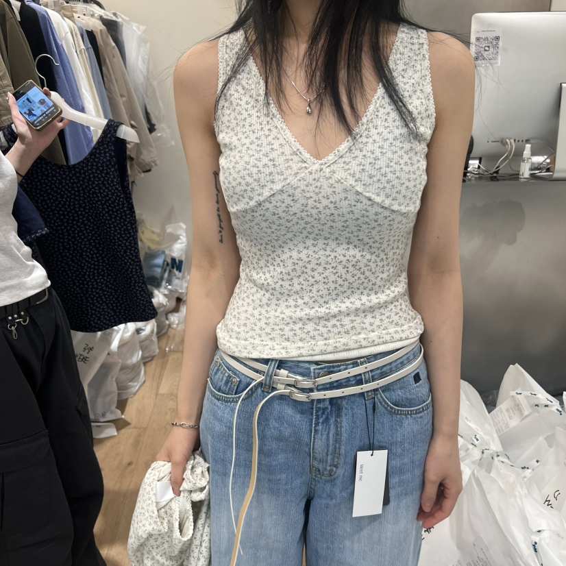 MEET ME韓國直郵女裝新品熱賣休閑職業時尚人氣吊帶背心MEET ME吊帶/背心
