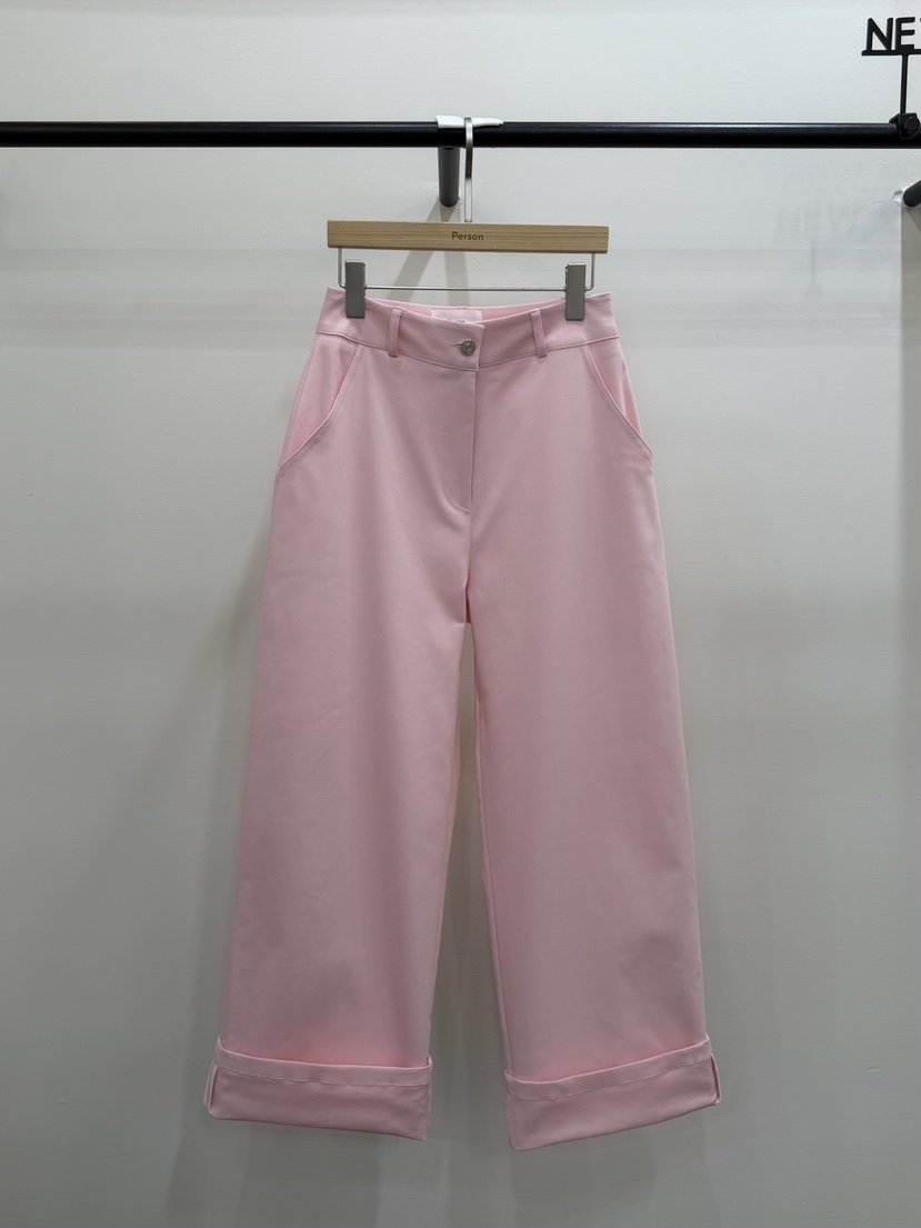 PERSON韓國直郵女士新款職業人氣26春夏時尚休閑休閑褲棉PERSON休閑褲