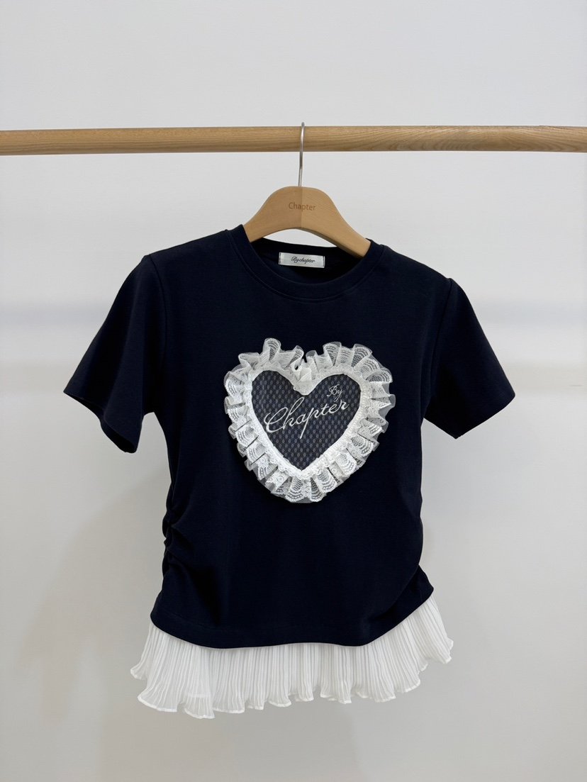 BY CHAPTER韓國直郵女裝新款人氣時尚26春夏熱賣T恤雪紡BY ChapterT恤