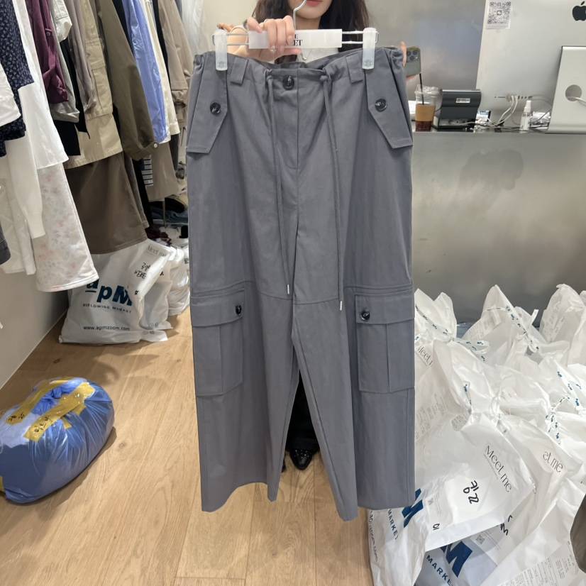 MEET ME韓國直郵實拍女士新品休閑推薦熱賣26春夏休閑褲MEET ME休閑褲