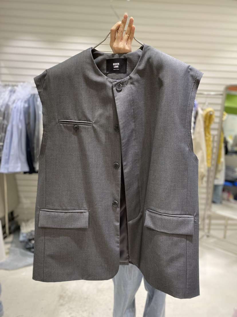 BRICKLANE韓國東大門直郵女士新款時尚人氣職業推薦熱賣馬甲BRICKLANE馬甲