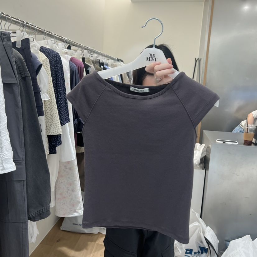 MEET ME韓國直郵女裝新品26春夏人氣休閑時尚推薦熱賣T恤MEET MET恤
