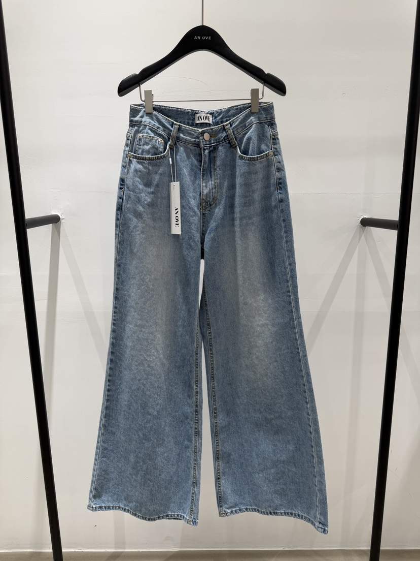 ANOVE韓國直郵實拍女士新款人氣休閑時尚職業推薦熱賣牛仔褲ANOVE牛仔褲