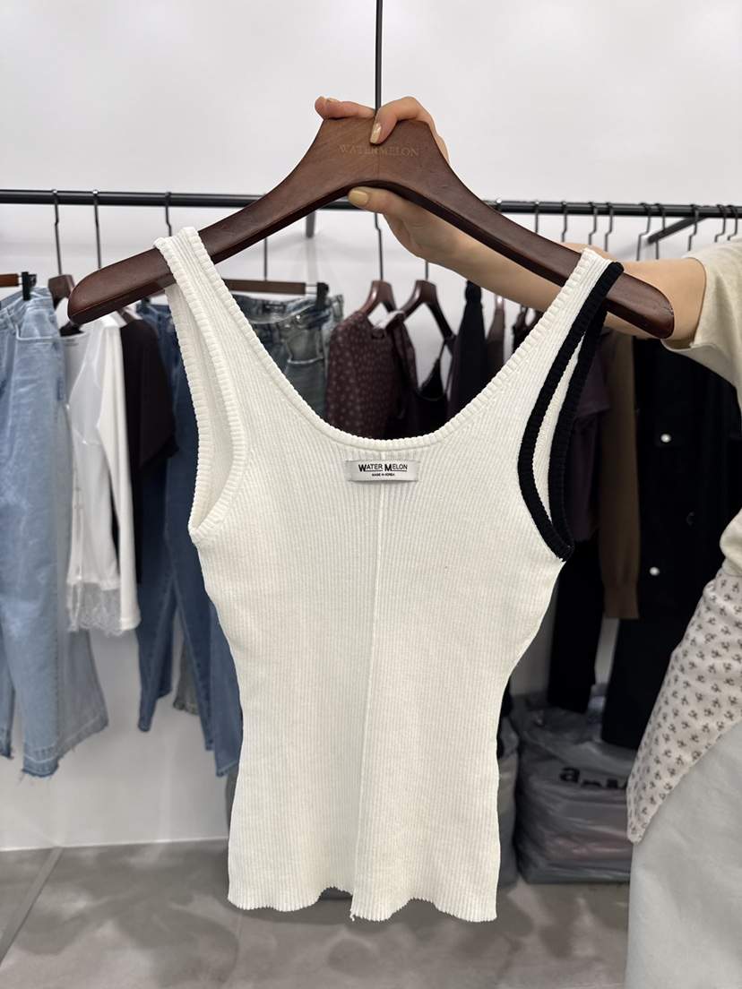 WATERMELON韓國直郵女裝新款26春夏熱賣職業吊帶背心天絲WATER MELON吊帶/背心