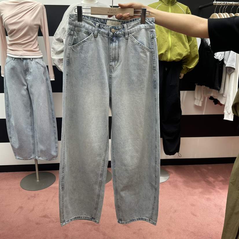 DAILY MOMENT韓國代購女士新品推薦職業26春夏休閑牛仔褲DAILY MOMENT牛仔褲