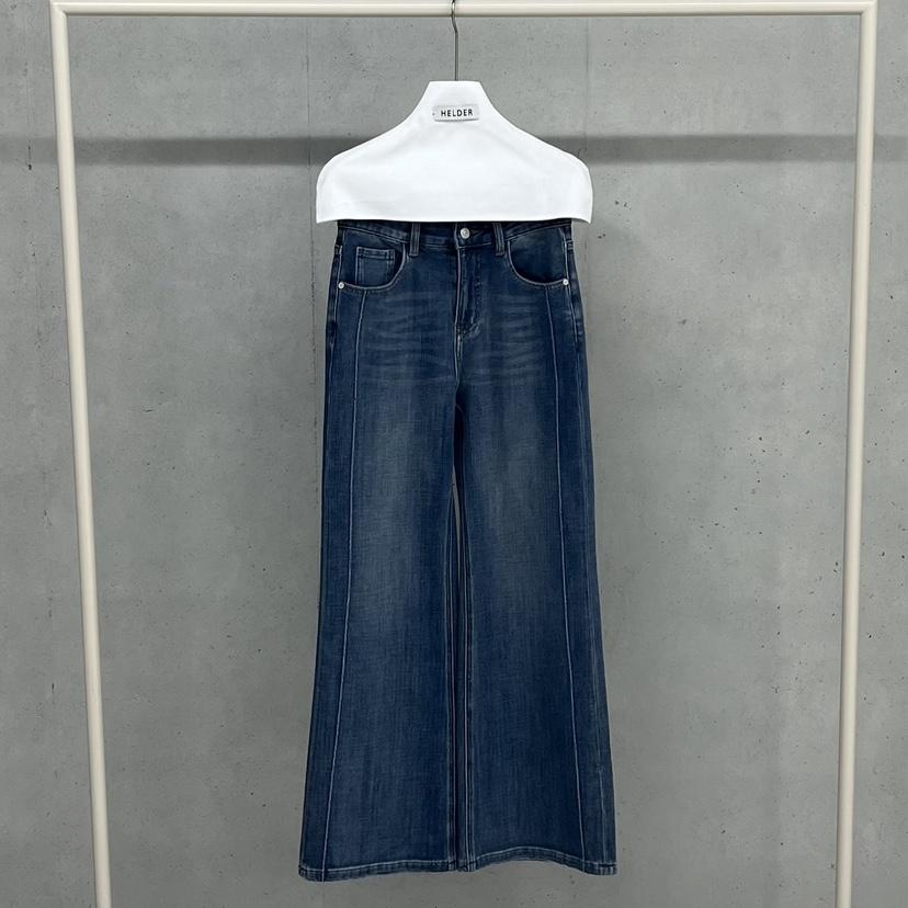 HELDER-P韓國直郵女裝新款人氣時尚熱賣26春夏牛仔褲喇叭形HELDER牛仔褲