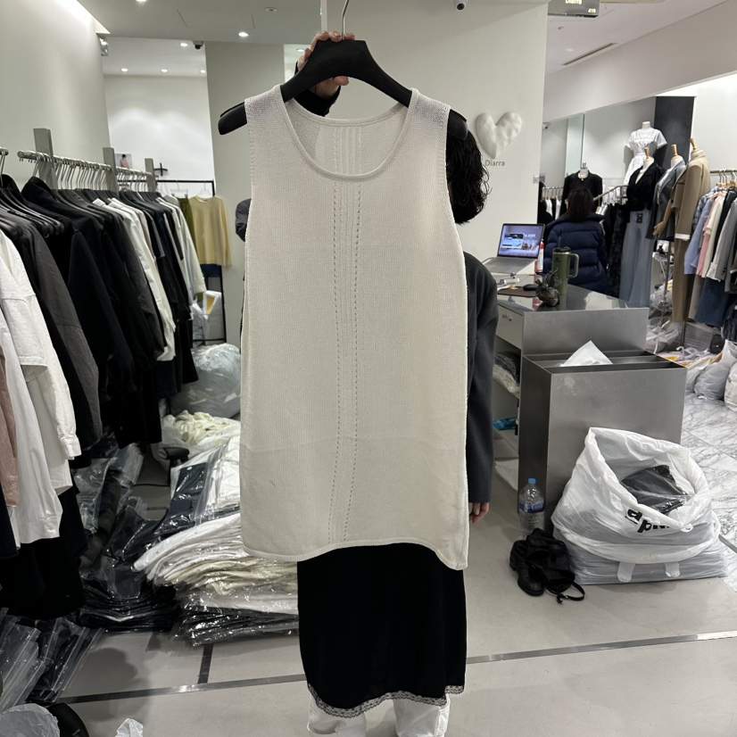 DIARRA韓國東大門代購女士新款人氣休閑推薦吊帶背心網眼DIARRA吊帶/背心