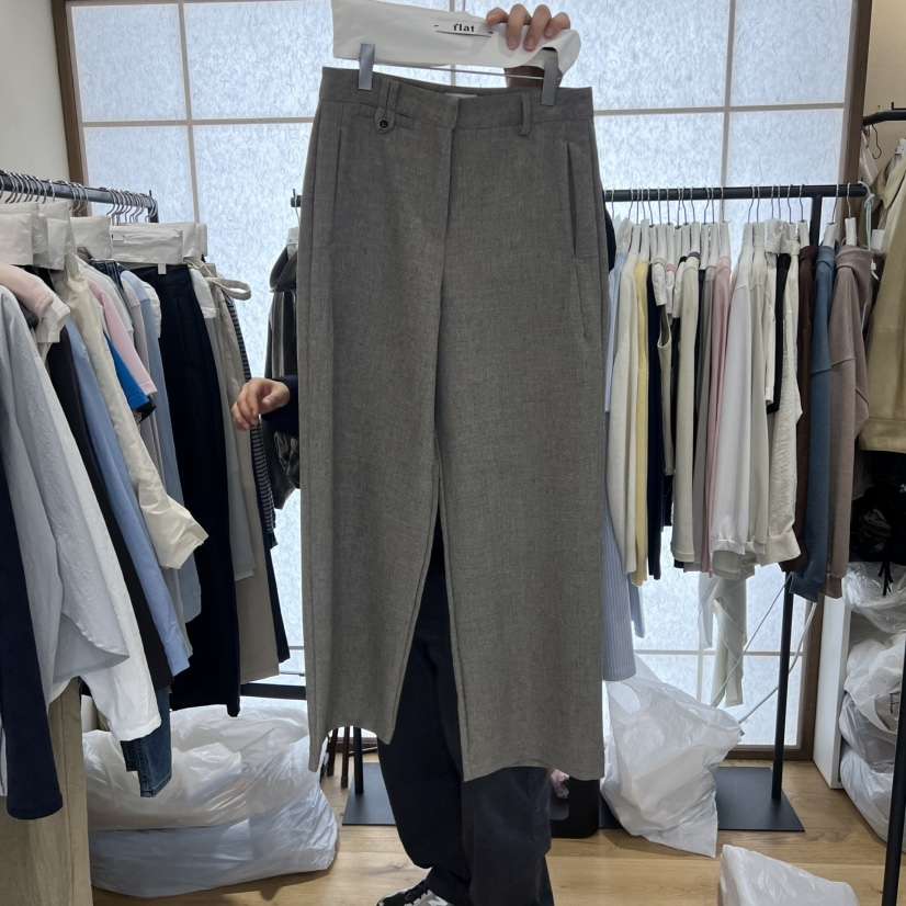 FLAT韓國東大門代購女士新品職業26春夏休閑熱賣人氣休閑褲FLAT休閑褲