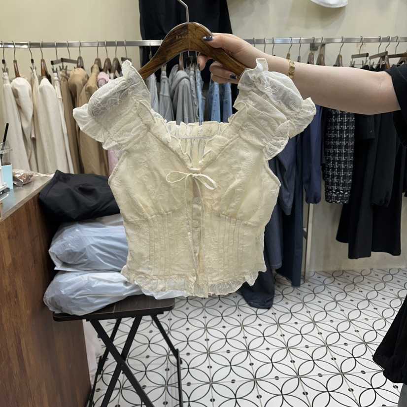 BAMBOLINA韓國東大門直郵女裝新品職業時尚熱賣襯衫蕾絲衫BAMBOLINA襯衫/蕾絲衫