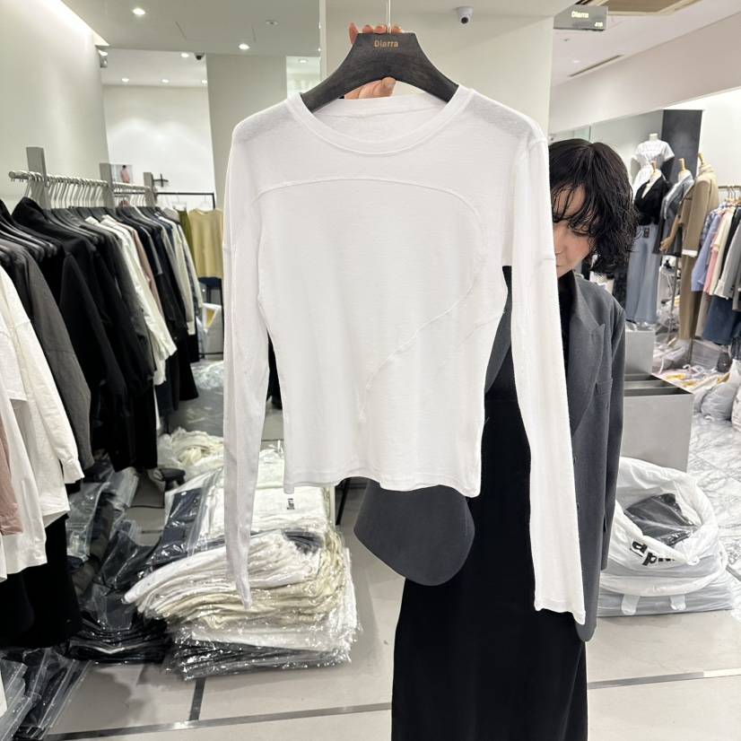 DIARRA韓國東大門直郵女士新款熱賣推薦26春夏人氣長袖T恤DIARRA長袖T恤